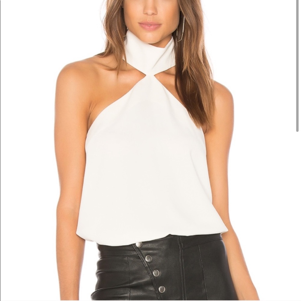 Amanda Uprichard Queens Top White / Ivory Small Now for Sale